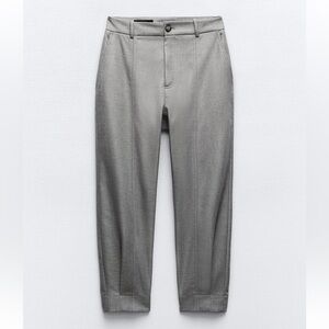 Zara Darted Hem Tapered Pants